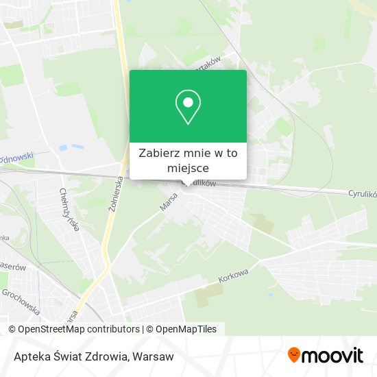 Mapa Apteka Świat Zdrowia