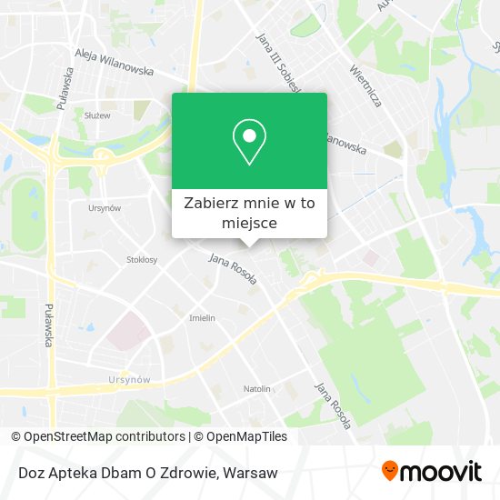 Mapa Doz Apteka Dbam O Zdrowie