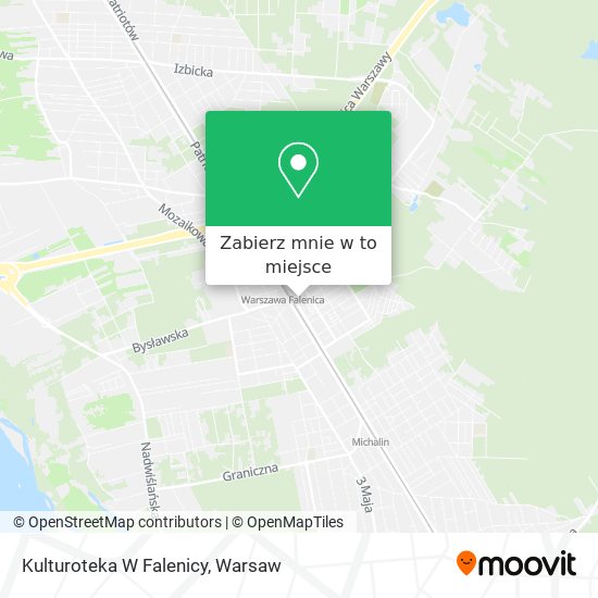 Mapa Kulturoteka W Falenicy