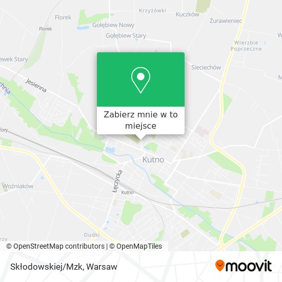 Mapa Skłodowskiej/Mzk