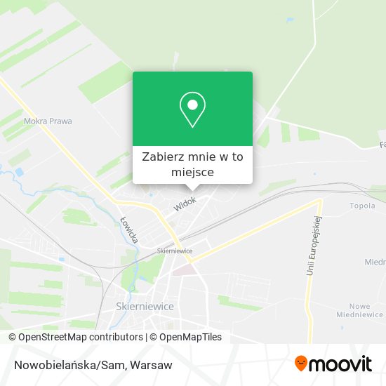 Mapa Nowobielańska/Sam