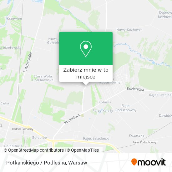 Mapa Potkańskiego / Podleśna