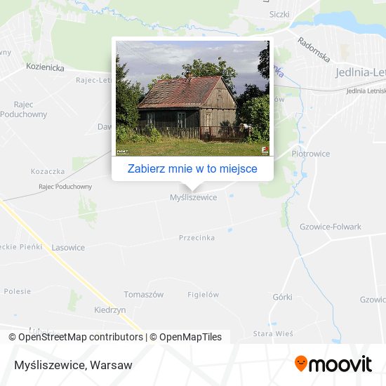 Mapa Myśliszewice