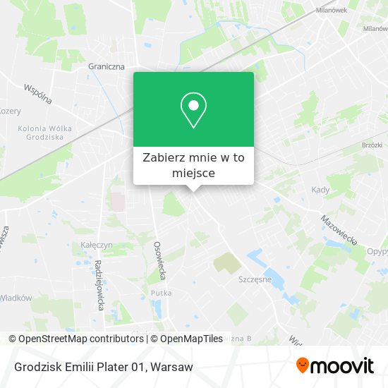 Mapa Grodzisk Emilii Plater 01