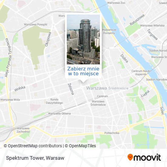 Mapa Spektrum Tower