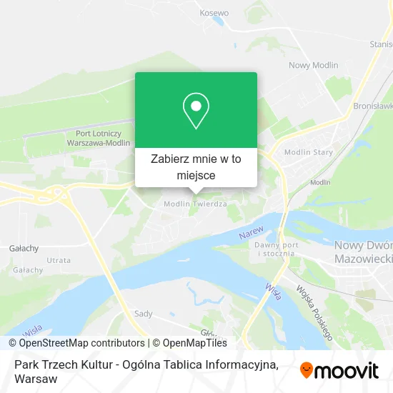 Mapa Park Trzech Kultur - Ogólna Tablica Informacyjna
