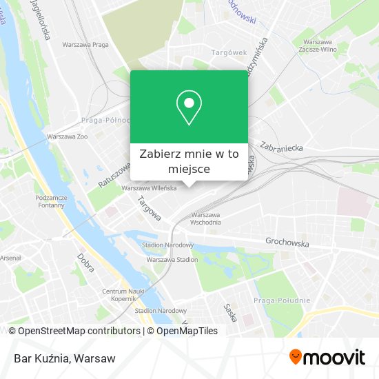 Mapa Bar Kuźnia