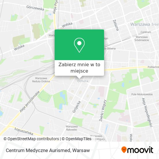 Mapa Centrum Medyczne Aurismed