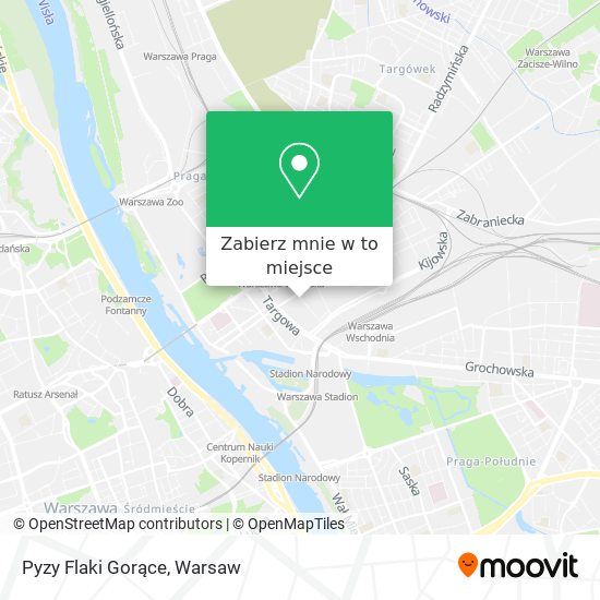 Mapa Pyzy Flaki Gorące