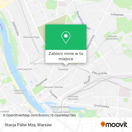 Mapa Stacja Paliw Mza