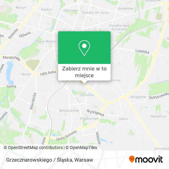 Mapa Grzecznarowskiego / Śląska