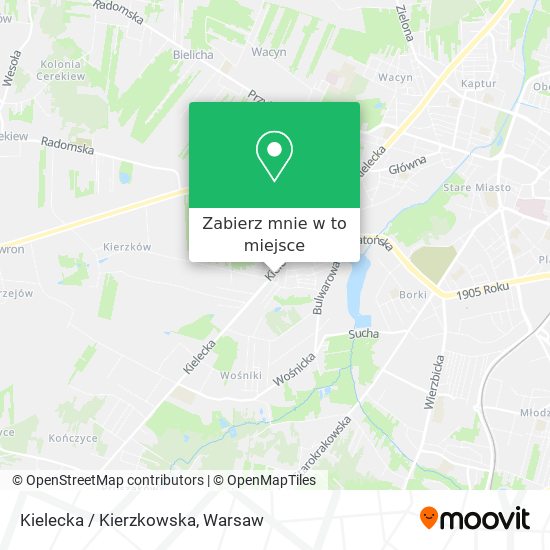 Mapa Kielecka / Kierzkowska