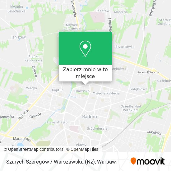 Mapa Szarych Szeregów / Warszawska (Nż)