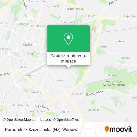 Mapa Pomorska / Szczecińska (Nż)