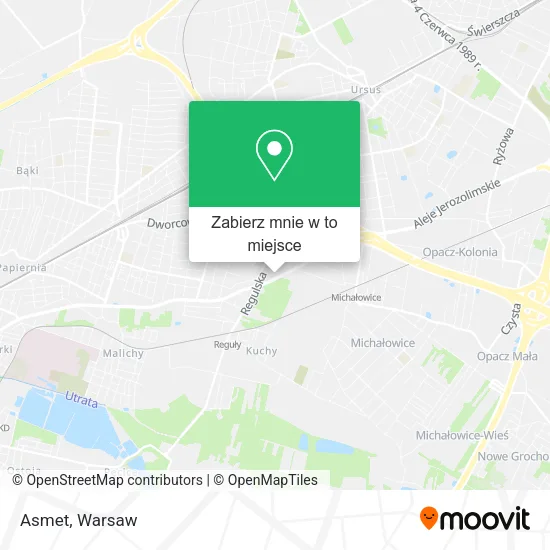 Mapa Asmet