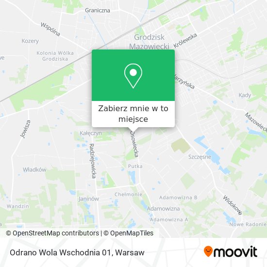 Mapa Odrano Wola Wschodnia 01