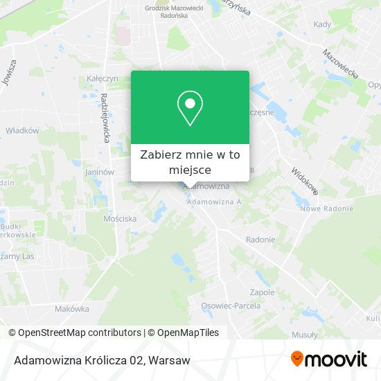 Mapa Adamowizna Królicza 02