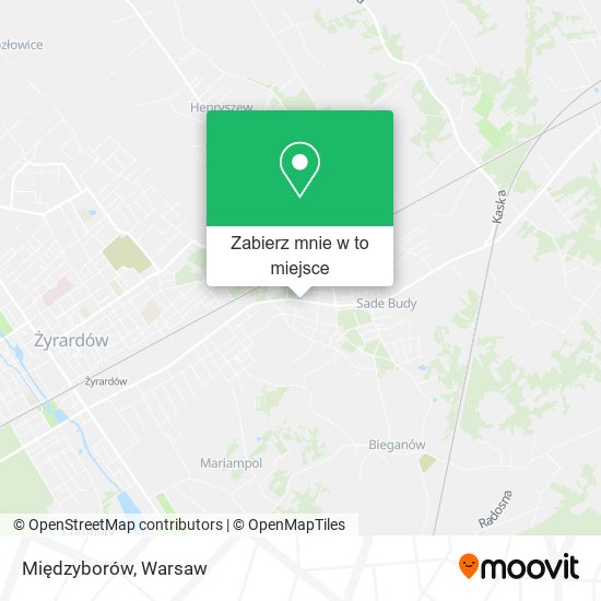 Mapa Międzyborów