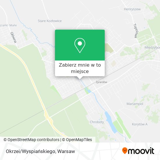 Mapa Okrzei/Wyspiańskiego