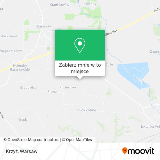 Mapa Krzyż