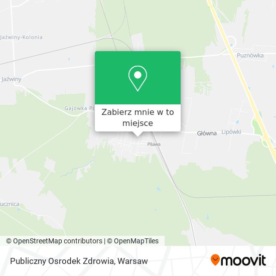 Mapa Publiczny Osrodek Zdrowia