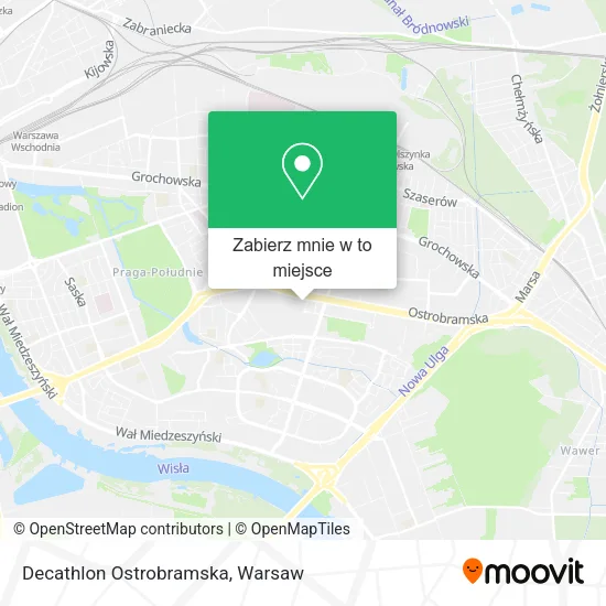 Mapa Decathlon Ostrobramska