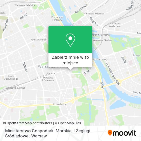 Mapa Ministerstwo Gospodarki Morskiej I Żeglugi Śródlądowej