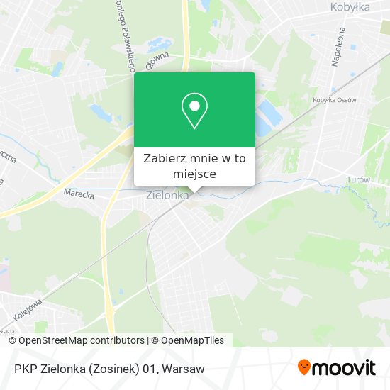 Mapa PKP Zielonka (Zosinek) 01