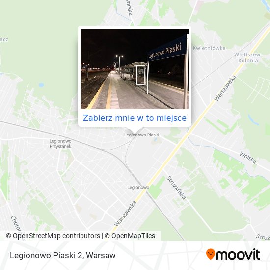 Mapa Legionowo Piaski 2