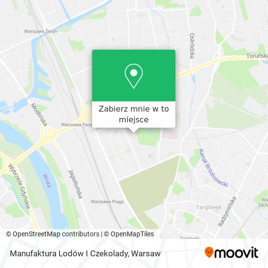 Mapa Manufaktura Lodów I Czekolady