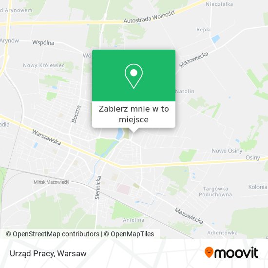 Mapa Urząd Pracy