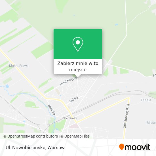 Mapa Ul. Nowobielańska