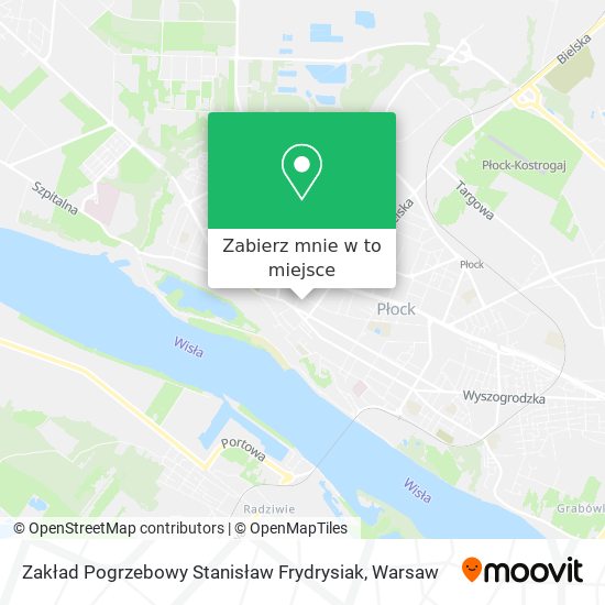 Mapa Zakład Pogrzebowy Stanisław Frydrysiak