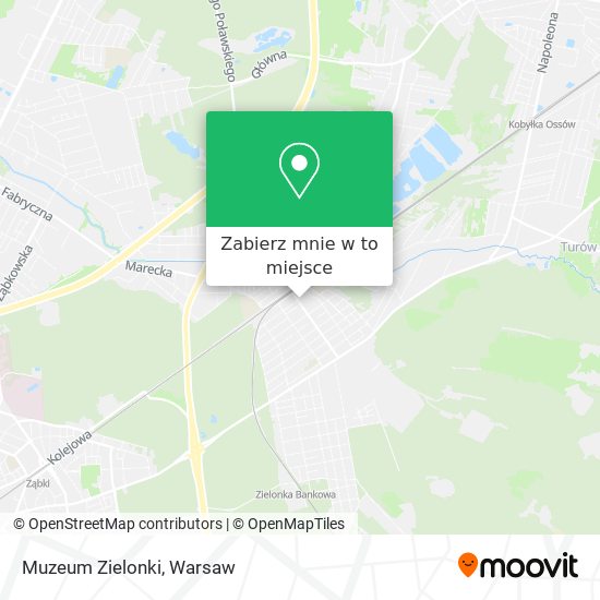 Mapa Muzeum Zielonki