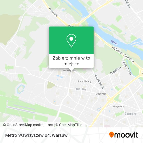 Mapa Metro Wawrzyszew 04