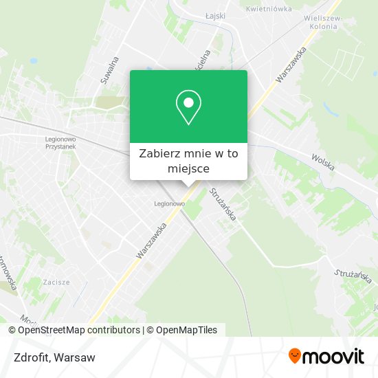 Mapa Zdrofit