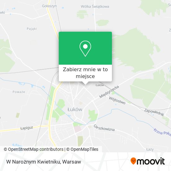 Mapa W Narożnym Kwietniku