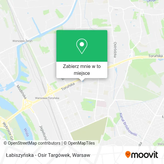 Mapa Łabiszyńska - Osir Targówek
