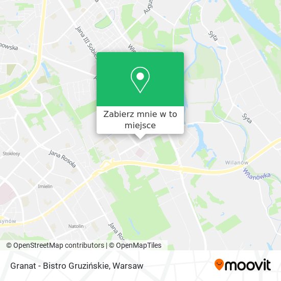 Mapa Granat - Bistro Gruzińskie