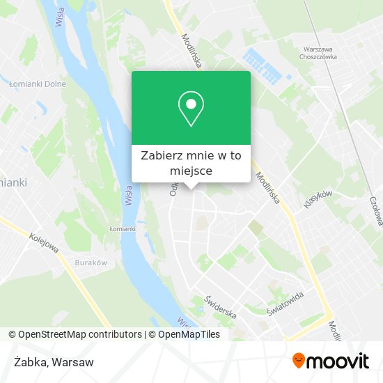 Mapa Żabka