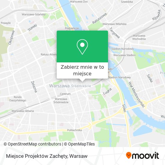 Mapa Miejsce Projektów Zachęty