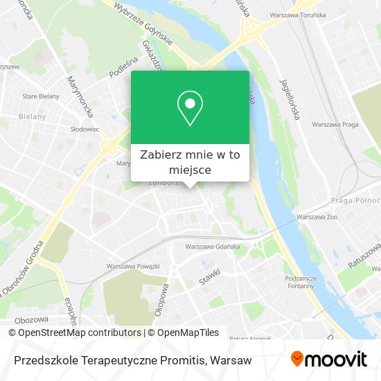 Mapa Przedszkole Terapeutyczne Promitis