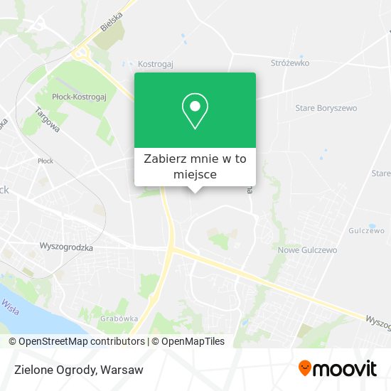 Mapa Zielone Ogrody