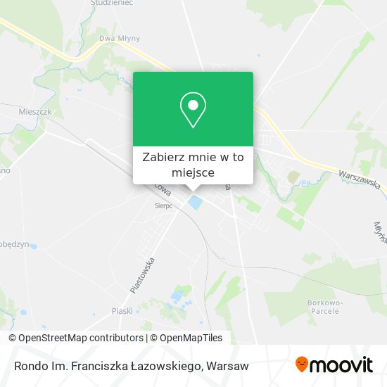 Mapa Rondo Im. Franciszka Łazowskiego