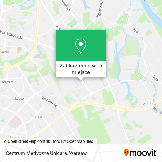 Mapa Centrum Medyczne Unicare