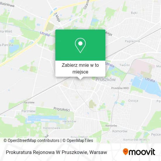Mapa Prokuratura Rejonowa W Pruszkowie