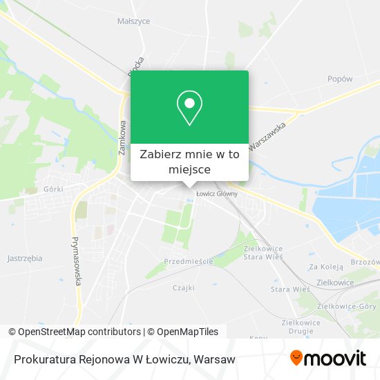 Mapa Prokuratura Rejonowa W Łowiczu