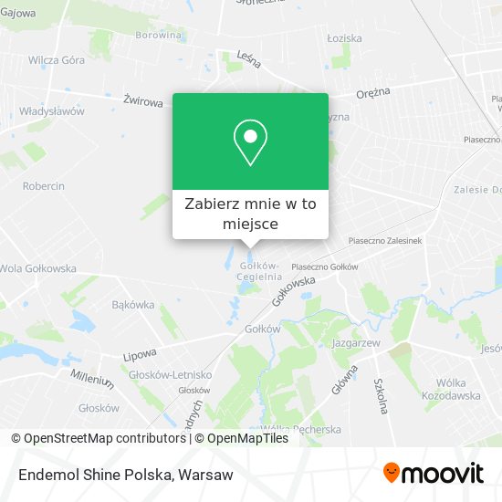 Mapa Endemol Shine Polska