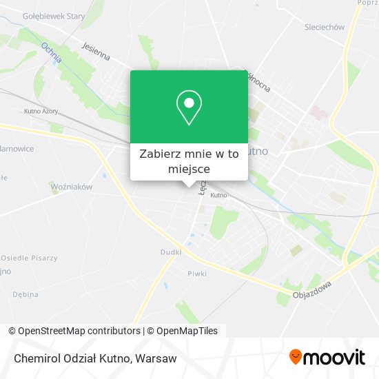 Mapa Chemirol Odział Kutno