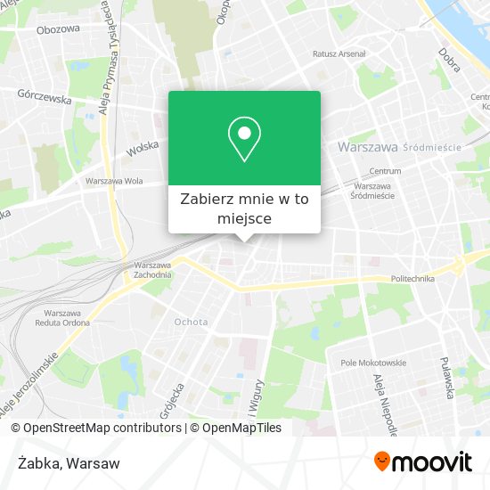 Mapa Żabka